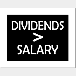 Stock Investor - Dividends > Salary Posters and Art